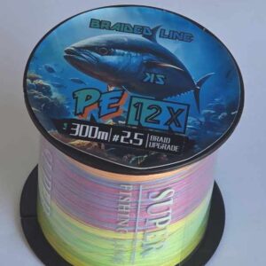 Tresse 300m X12 0.15mm 11KG Multicolore