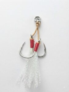 ASSISTE DOUBLE HOOK BKK 1/0 PHOSPHORESCENT