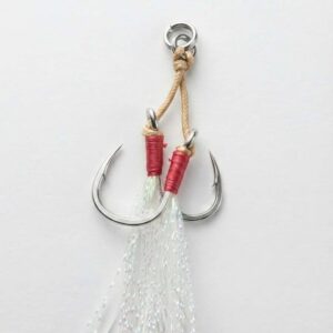 ASSISTE DOUBLE HOOK BKK 1/0 PHOSPHORESCENT