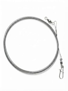 BAS DE LIGNE EN CABLE D'ACIER 1M