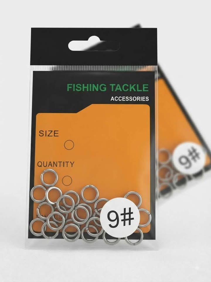 SACHET 20 ANNEAUX BRISES 9MM
