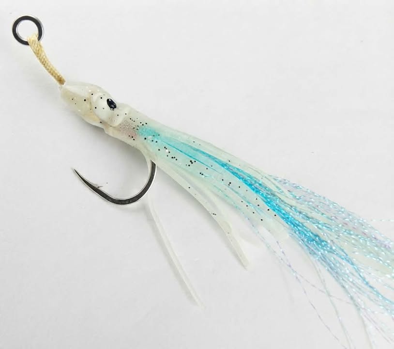 ASSISTE PIEUVRE SIMPLE HOOK 2/0 PHOSPHORESCENT